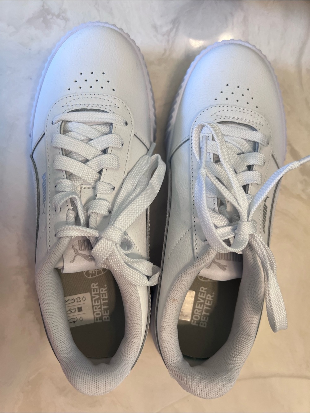 Puma White Sneakers never worn